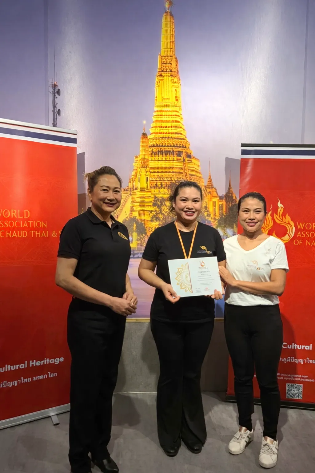 Nuad Thai België en sportmassage: Nalita van NaSiam in een professionele massageruimte