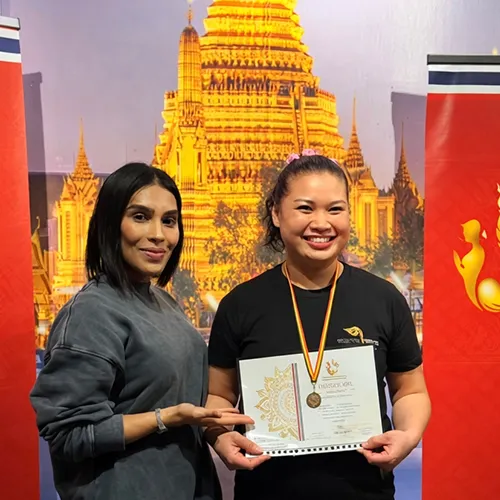 Nuad Thai België: Nalita wint 2de plaats in Sportmassage