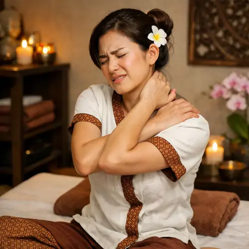 Verlichting voor nek en schouders met massage